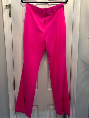DKNY Vibrant Hot Pink Boot-Cut Pants